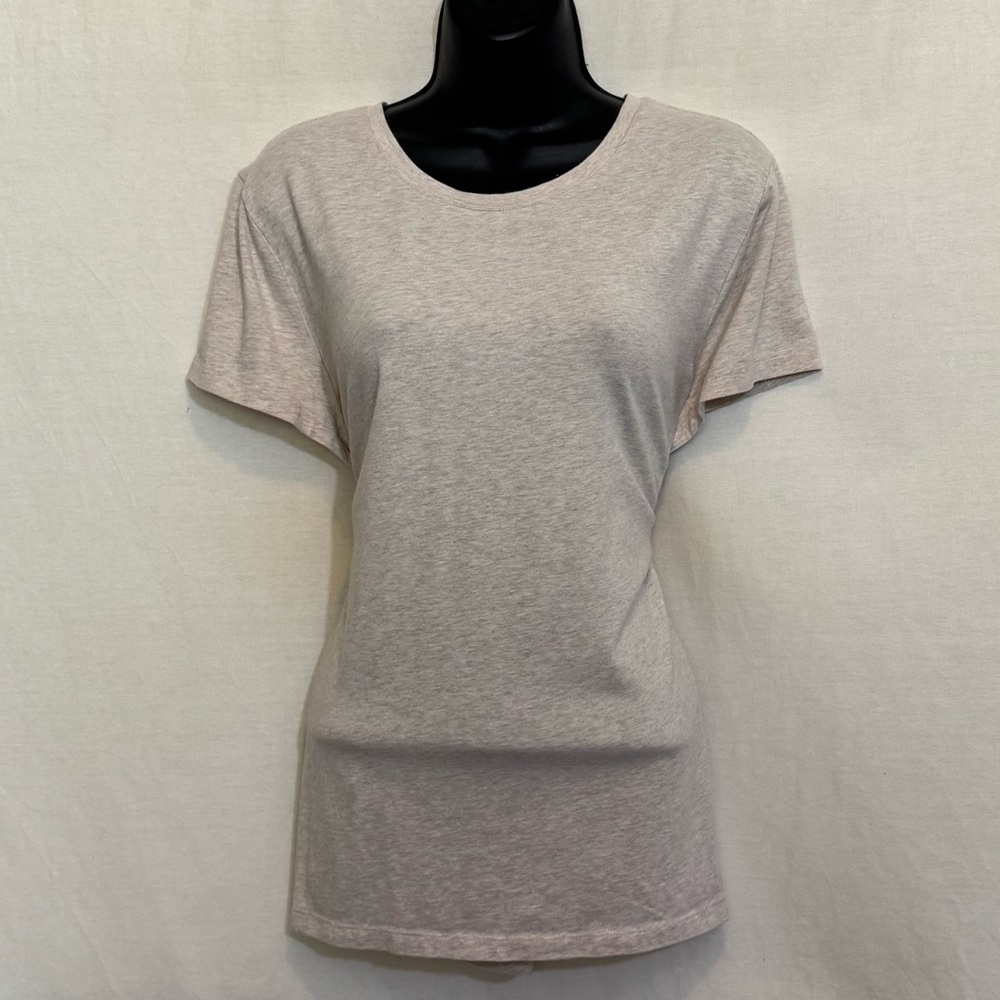 C-123 Sonoma Cream Pullover Short Sleeve Tee Shirt Size XL
